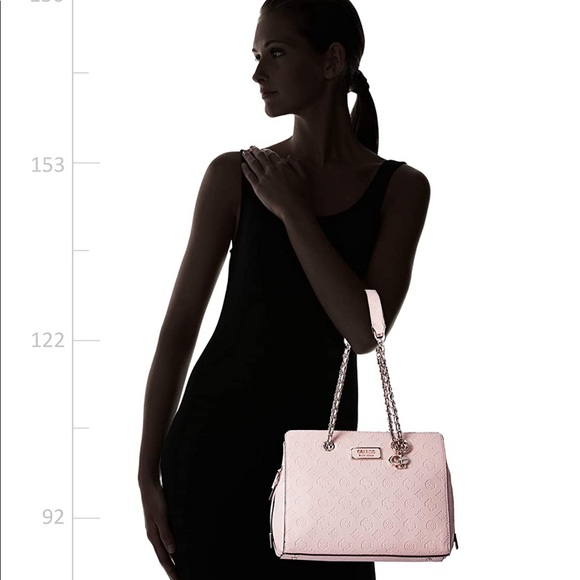 GUESS Logo Love Satchel NWT - Picture 2 of 10